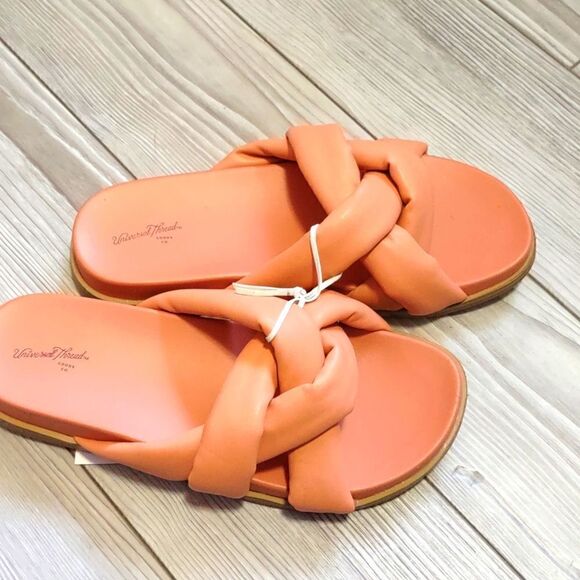 (58-1099) 🔥3/$20🔥   Universal Thread Coral Cosette Sandals Size 9.5 - Picture 9 of 10